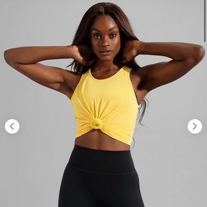 Buffbunny Breeze Tank Golden Hour Yellow NWT Small